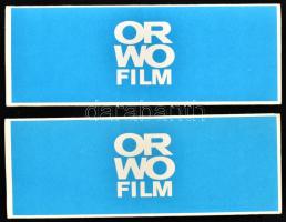 cca 1970 Plakátok reprodukciói, többek közt Olimpia 1968, össz. 16 db diapozitív Orwo film tasakokban, 6x9 cm