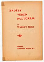 Urbányi C. József: Erdély vérző kultúrája. Bp., én.,Stephaneum. Kiadói papírkötés, javított gerinccel.