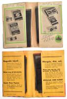 cca 1929-55 5 db tasakban sok negatív, elsősorban magyarországi utazásokról, helyszínekről, 6x9 cm