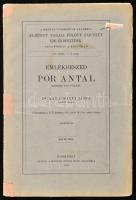 Karácsonyi János: Emlékbeszéd Pór Antal rendes tag fölött. Bp., 1913., MTA, 16 p. Kiadói papírkötés, javított gerinccel.