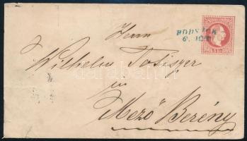 ~1870 5kr PS-cover, blue 