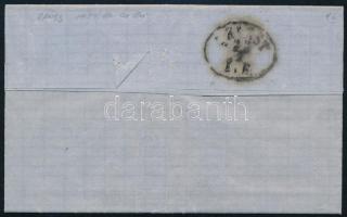 1868 5kr levélen / on cover "ZENGG" - "TRIEST"