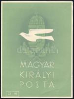 cca 1941 Dísztávirat Gönczi Gebhardt Tibor grafikájával