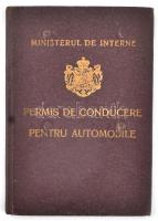 1926 Román vezetői engedély / Romanian droving licence