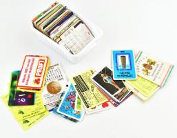 Egy doboznyi kártyanaptár az 1990-es évekből