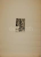 Seres János (1920-2004): Kaktuszok, rézkarc, szignált 12x18cm