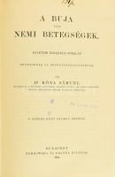 Róna Sámuel: A buja vagy nemi betegségek. Egyetemi előadásai fonalán orvosoknak és orvostanhallgatóknak. Bp., 1894., Dobrowsky és Franke, XII+659+1 p. Szövegközti ábrákkal illusztrált. Félzvászon-kötésben, jó állapotban.