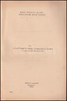 A szőlőtermelés néhány üzemgazdasági kérdése a termelőszövetkezetekben. Bp., 1962.Kézirat gyanánt 70...