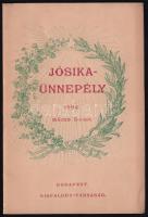 1894 Jósika-ünnepély Bp., Kisfaludy Társaság. 31p. Kiadói papírkötésben, szép állapotban