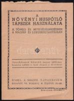 cca 1930 A növényi huspótló tápszer használata 4 p