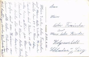 1944 Bihardiószeg, Bihar-Diószeg, Diosig; látkép, Fő tér, Hangya szövetkezet, üzletek / general view...