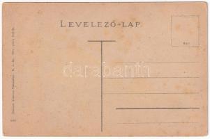 Petrozsény, Petrosani; Vasúti vonal a Boli barlang közelében, gőzmozdony, vonat. Hammer Abraham kiad...