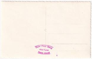 Ada Kaleh, Mecset, minaret müezzinnel / Moschee / mosque, minaret with muezzin. Ömer Feyzi Boray pho...