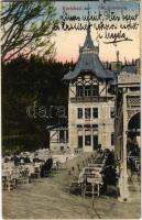 1925 Karlovy Vary, Karlsbad; Café Kaiserpark / café, terrace
