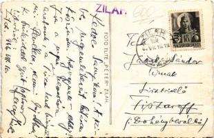 1944 Zilah, Zalau; Református templom / Calvinist church. Foto Elite "Péter" photo (fa)