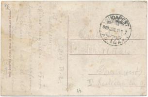 1919 Szerencs, Rákóczi vár, Gróf Szirmay kastély. Schönfeld Zoltán kiadása (fa)