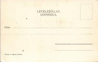 Zimony, Semlin, Zemun; Hauptgasse / Fő utca. A. Stepner kiadása / main street (EB)