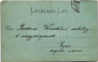 1898 (Vorläufer) Trencsén, Trencín; látkép. Gansel Lipót kiadása / general view (EM)