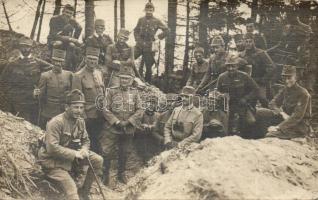 Military WWI Dutch officers visiting Hungary photo