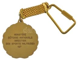 Franciaország DN "Honvédelmi Minisztérium Katonai Sport Igazgatóság" aranyozott, részben f...