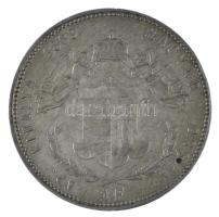 1869GYF 1Ft Ag "Ferenc József / Angyalos címer" T:XF Adamo M15