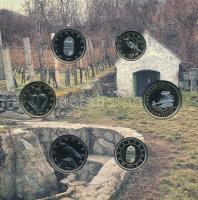 2022. 5Ft-200Ft (6xklf) forgalmi sor szettben + "Somlói borvidék" Cu-Ni-Zn proof emlékérem...