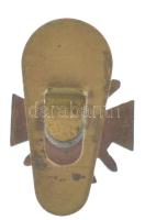 1943. "Tűzkereszt I. fokozata" kitüntetés miniatűr gomblyukjelvénye adományozói igazolvánn...