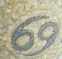 Gorka Géza - Art deco Zodiákus díszváza. Korongozott és kézzel formált cserép. Többrétegű mázzal fes...