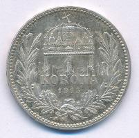 1915KB 1K Ag "Ferenc József" T:XF patina
Adamo K5.1