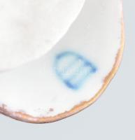 Cseh Alt Wien porcelán kis méretű asszony dísz. Kézzel festett, jelzett, hibátlan 7 cm