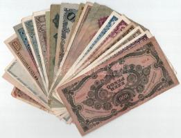 20db-os, főleg Pengő bankjegyből álló tétel, közte 1930. 20P + 1945. 50P T:F,VG