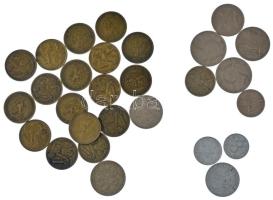 28db-os vegyes csehszlovák korona érmetétel T:vegyes 28pcs of mixed czechoslovakian korun coin lot C:mixed