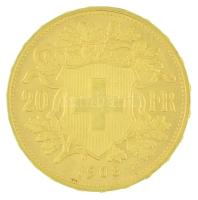 Svájc 1903B 20Fr Au (6,45g/0.900) T:AU
Switzerland 1903B 20 Francs Au (6,45g/0.900) C:AU
Krause KM...