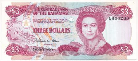 Bahamák 1984. 3$ T:UNC Bahamas 1984. 3 Dollars C:UNC Krause P44