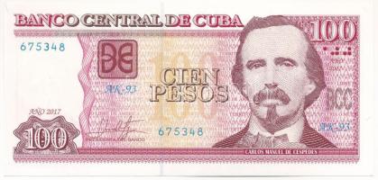 Kuba 2017. 100P T:UNC Cuba 2017. 100 Pesos C:UNC Krause P129