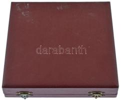 ~1970-1980. "Budapesti Bőripari Vállalat" névre szóló, gravírozott kétoldalas, bronz törzs...