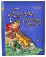 Plihál Katalin, Hapák József: Maps of Europe - Európa térképei 1520-2001. Bp., 2003, Helikon Kiadó. Színes térképekkel gazdagon illusztrálva, kihajtható mellékletekkel. Kiadói kartonált papírkötés, kiadói papír védőborítóval, szép állapotban