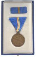 1991. ÁFEOSZ - Szövetkezeti Érdemérem bronz kitüntetés mellszalagon, szalagsávval, eredeti dísztokban T:AU