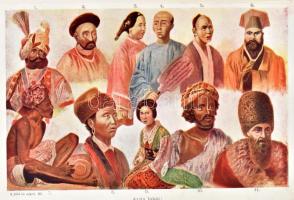 György Aladár: A föld és népei. III. köt.: Ázsia és Ausztrália. Bp.,én.,Franklin. 12 egészoldalas ch...