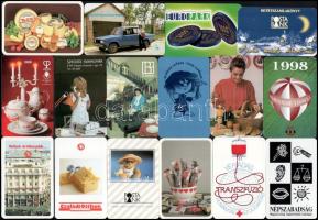 92 db 1980-as/90-es évekbeli kártyanaptár