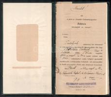 cca 1930-40 10 db okmány, többségében iskolai bizonyítvány és egy fényképes személyazonossági igazol...