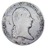 Osztrák Németalföld 1794? Koronatallér Ag "II. Ferenc" T:F patina / Austria Netherlands 1794? Kronenthaler Ag "Franz II" C:F patina Krause KM#62.2