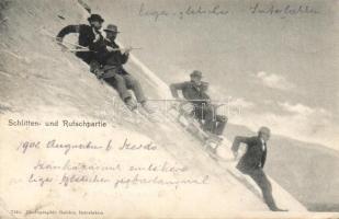 Ski and sleigh lane in Switzerland (EK)