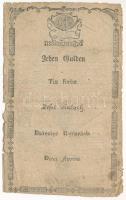 1806. 10G vízjeles papíron, szárazpecséttel, kézi sorszámmal T:VG szakadás, folt
Austrian Empire 18...