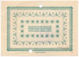 Kaposvár 1945. 10P "Pénztári utalvány" tinta aláírással, bélyegzéssel, lyukasztással érvén...