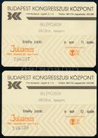 1990 A Julianus c. film képes bemutató füzete + 2 db belépőjegy a bemutatóra