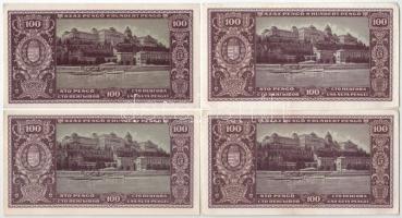 1945. 100P (8db) közeli sorszámok T:AU-F szép papír
Adamo P18
