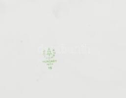 Hollóházi porcelán Haza fegyveres szolgálatáért porcelán plakett. Matricás, jelzett. hibátlan d: 18 ...