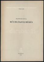 Hajnóczi Gyula: Műemlékfelmérés. Építőipari Műszaki Egyetem Tudományos Közleményei. Bp., 1956., Építőipari Műszaki Egyetem. Kiadói papírkötés, foltos címlappal. Megjelent 550 példányban.