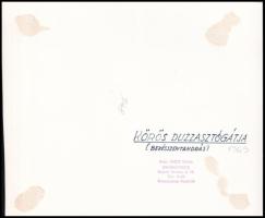 1969 Laczy Zoltán dunaújvárosi fotóművész, pecséttel jelzett, vintage fotóművészeti alkotása (Békéss...